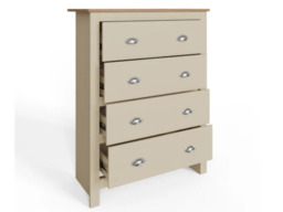 GFW Lancaster 4 Piece Bedroom Set-Grey - thumbnail 7