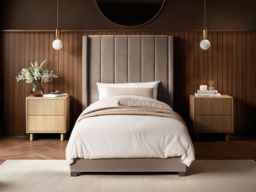 Flair Tiggy Single Ottoman Bed Velvet Beige - thumbnail 3