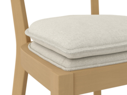 LPD Maggie Counter Stool Frost Umber Woven Fabric Wood Frame - thumbnail 5