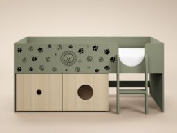 Flair Zaiden Mid Sleeper with Toy Box Green - thumbnail 4