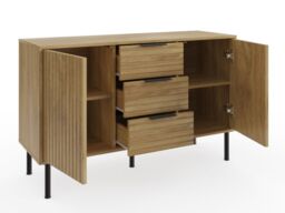 "GFW Nervata Sideboard Cabinet-Black " - thumbnail 4