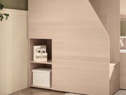 Flair Dreamland House Triple Sleeper with Staircase White & Oak - thumbnail 3