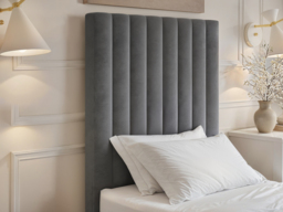 Flair Everley Single Ottoman Bed Grey Velvet - thumbnail 4