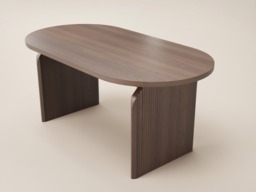 SOLACE+CO Varm & Estella Dining Table with Velvet Chairs -Table + 6 Chairs- Beige - thumbnail 6