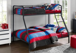 Dorel Single Over Double Bunk Bed-White - thumbnail 7