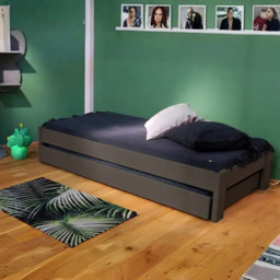 Mathy by Bols Paul Single Bed Frame-Artichoke