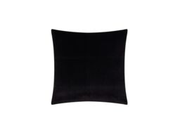 Paoletti Savoy Stripe 50 x 50cm Cushion Velvet -Black -Polyester - thumbnail 2