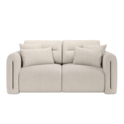 SOLACE+CO Mabel 2 Seater Sofa Beige Chenille - thumbnail 5