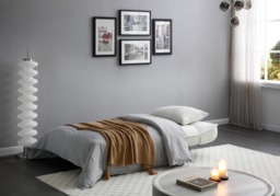 Limelight Remi Fabric Sofa Bed-Cream - thumbnail 3
