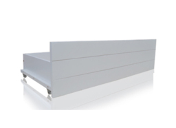 Flintshire Furniture Pentre Hardwood Bed-White-Small Double - thumbnail 2