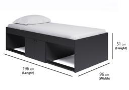 Kidsaw Low Single Storage Cabin Bed - thumbnail 5