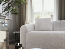Flair Sidonie 2 Seater Sofa Cream Boucle - thumbnail 4