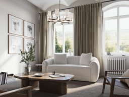 Flair Sidonie 2 Seater Sofa Cream Boucle - thumbnail 2
