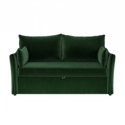 SOLACE+CO Skyler 2 Seater Sofa Bed Bottle Green Velvet - thumbnail 7