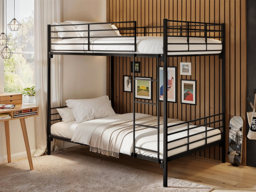 Flair Metayal Small Double Bunk Black Metal