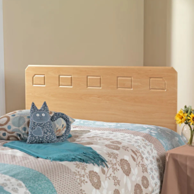 Friendship Mill Miami Classic Panel Wooden Headboard Small Single - Antique Finish - image 1