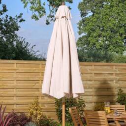Rowlinson Ashdown 2m Wooden Parasol - thumbnail 3