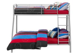 Dorel Single Over Double Bunk Bed-Grey - thumbnail 4