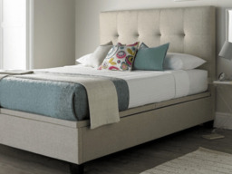 Kaydian Walkworth Super King Ottoman Storage Bed Oatmeal - thumbnail 3