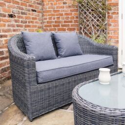 Rowlinson Bunbury Sofa Set Grey Weave - thumbnail 2