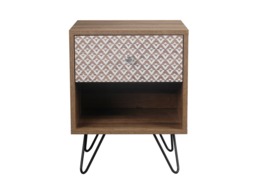 LPD Casablanca 1 Drawer Lamp Table - thumbnail 3