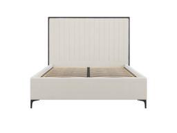 LPD Berkeley Velvet Bed Cream -Double - thumbnail 2
