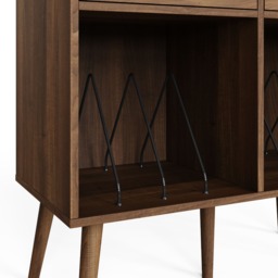 GFW Jaxon 2 Drawer Turntable Stand with Record Storage - thumbnail 7