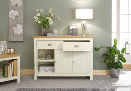 GFW Lancaster Large Sideboard Cabinet - Cream - thumbnail 4