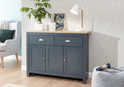 GFW Lancaster Large Sideboard Cabinet - Cream - thumbnail 6
