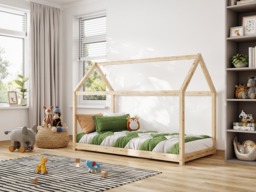 Flair Play House Floor Bed Frame Pine - thumbnail 3