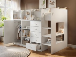 Flair Furnishings Wizard Junior High Sleeper Storage Station - thumbnail 2