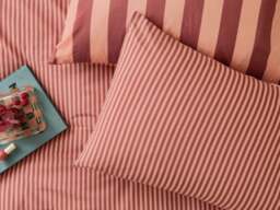 Furn The Ultimate Stripe 50 x 75cm Reversible Pillowcase Pair-Caramel Latte - thumbnail 5