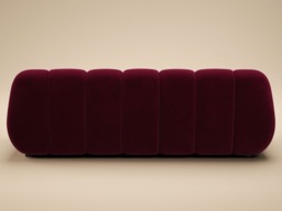 SOLACE+CO Macy Large 3 Seater Sofa Burgundy Velvet - thumbnail 5