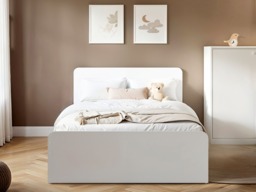 Flair Furnishings Wizard Small Double White Bed Frame - thumbnail 3