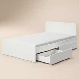 Flair Furnishings Wizard Small Double White Bed Frame - thumbnail 5