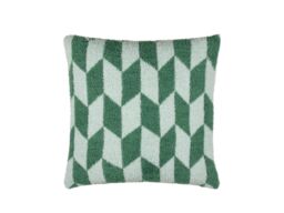 Furn Olsen 45 x 45cm Geometric Polyester Cushion-Green - thumbnail 2