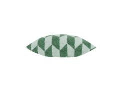 Furn Olsen 45 x 45cm Geometric Polyester Cushion-Green - thumbnail 3
