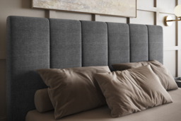 Flair Waltz Kingsize Fabric Ottoman Bed Grey - thumbnail 4