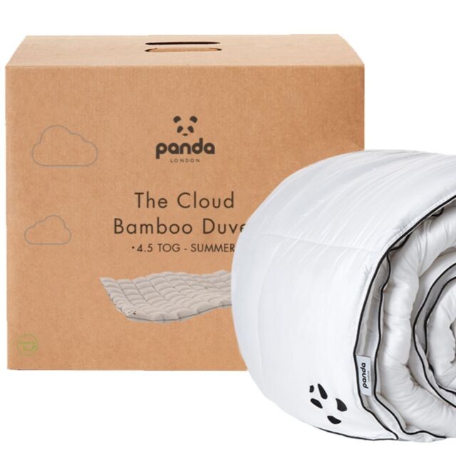 Panda The Cloud Bamboo Summer Duvet 4.5 TOG-SuperKing - image 1