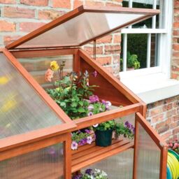 Rowlinson Hardwood Mini Greenhouse - thumbnail 3