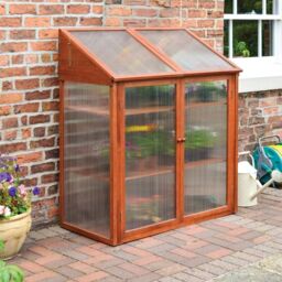 Rowlinson Hardwood Mini Greenhouse - thumbnail 2