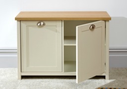 GFW Lancaster Shoe Storage Cabinet -Grey - thumbnail 5