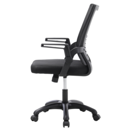 "Living & Home Office Desk Mesh Swivel Chair Computer Ergonomic Chair-Black " - thumbnail 5