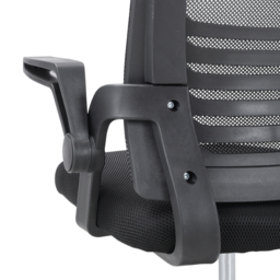 "Living & Home Office Desk Mesh Swivel Chair Computer Ergonomic Chair-Black " - thumbnail 7