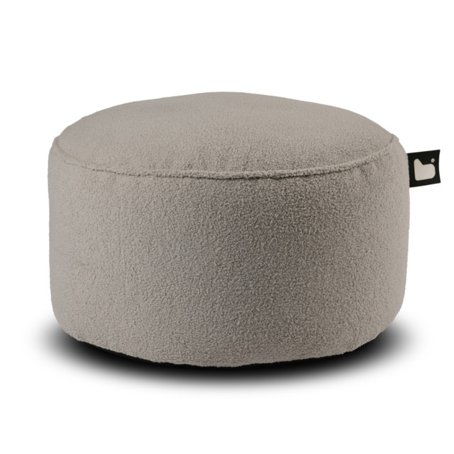 Extreme Lounging B Pouffe Teddy Soft Grey - image 1