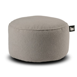 Extreme Lounging B Pouffe Teddy Soft Grey