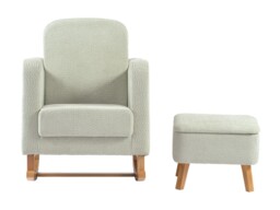 Bebe & Beyond Soother Nursing Chair and Stool Set Sage - thumbnail 3