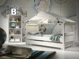Mathy By Bols Treehouse Single Cabin Bed with Shelf - thumbnail 6