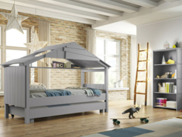 Mathy By Bols Treehouse Single Cabin Bed with Shelf - thumbnail 5