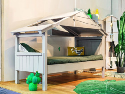 Mathy By Bols Treehouse Single Cabin Bed with Shelf - thumbnail 2